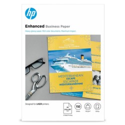 HP Enhanced Business Glossy Laser Photo Paper, CG965A, foto papier, połysk, biały, A4, 150 g/m2, 150 szt., laser,dwustronny druk