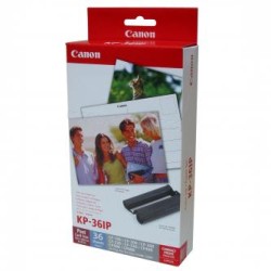Canon Papier do drukarki termosub., KP-36IP, termosublimacyjny papier, z folią temrosublimacyjną typ 7737A001, biały, CP-220, 33