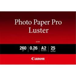 Canon LU-101 Photo Paper Pro Luster, LU-101, foto papier, połysk, 6211B026, biały, A2, 16.54x23.39", 260 g/m2, 25 szt., atrament