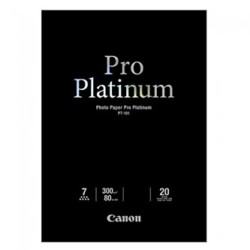Canon PT-101 Photo Paper PRO Platinum, PT-101, foto papier, mikroporowata powierzchnia typ połysk, 2768B067, biały, A2, 16.54x23