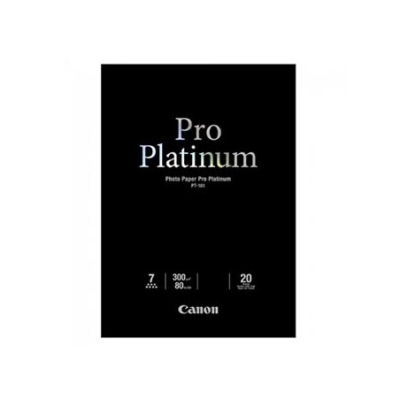 Canon PT-101 Photo Paper PRO Platinum, PT-101, foto papier, mikroporowata powierzchnia typ połysk, 2768B067, biały, A2, 16.54x23
