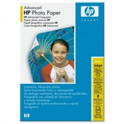 HP Advanced Glossy Photo Pa, Q8691A, foto papier, bez marginesu typ połysk, zaawansowany typ biały, 10x15cm, 4x6", 250 g/m2, 25 
