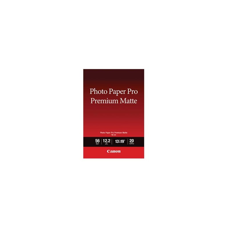 Canon Photo paper premium matte, PM-101, foto papier, matowy, 8657B007, biały, A3+, 13x19", 210 g/m2, 20 szt., atrament