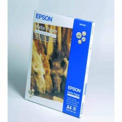 Epson Matte Paper Heavyweight, C13S041256, foto papier, matowy, silny typ biały, Stylus Photo 1270, 1290, A4, 167 g/m2, 50 szt.,