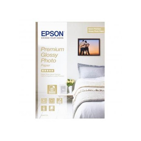 Epson Glossy Photo Paper, C13S042155, foto papier, połysk, biały, Stylus Color, Photo, Pro, A4, 255 g/m2, 15 szt., atrament