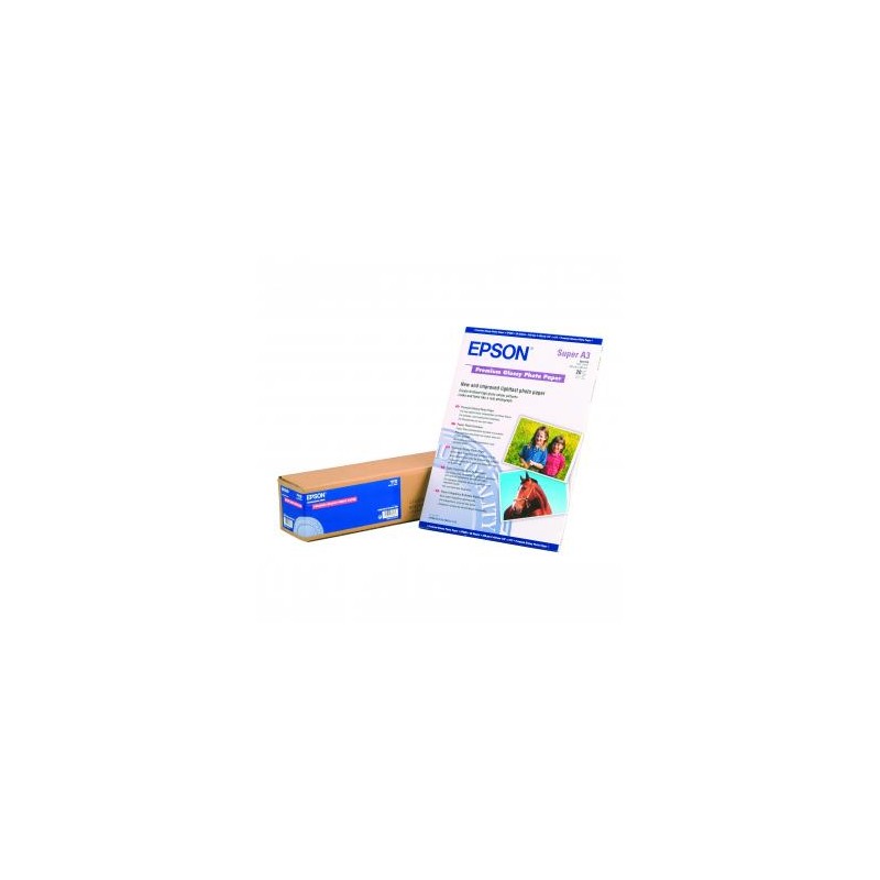 Epson Premium Glossy Photo Pa, C13S041315, foto papier, połysk, silny typ biały, Stylus Photo 1270, 2100, A3, 255 g/m2, 20 szt.,