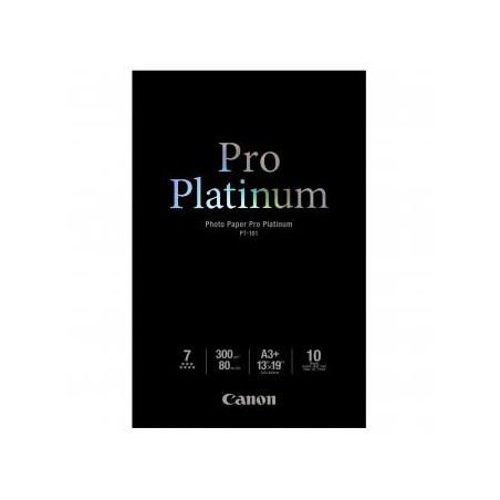 Canon Photo Paper Pro Platinu, PT-101 A3+, foto papier, połysk, 2768B018, biały, A3+, 13x19", 300 g/m2, 10 szt., atrament