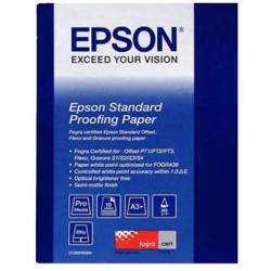 Epson Standard Proofing Paper, C13S045004, foto papier, półpołysk, biały, A3+, 205 g/m2, 10 szt., atrament