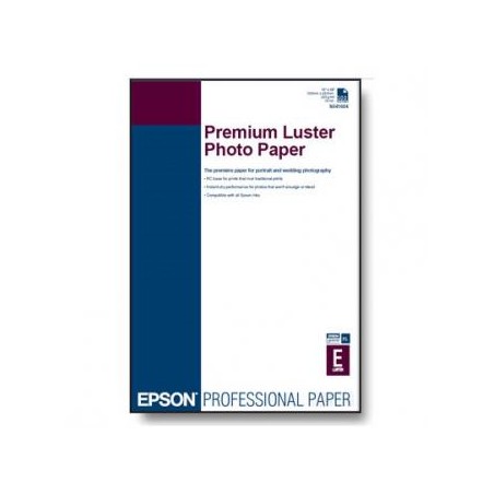 Epson Premium Luster Photo Pa, C13S042123, foto papier, połysk, biały, A2, 250 g/m2, 25 szt., atrament