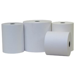 Rolki do kasy fiskalnej 80/80/12, 80m, 48g/m2, termo, opakowanie 5 szt, karton 45 szt., cena za 1 szt