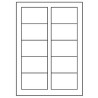 Avery Zweckform wizytówki, matowe, białe, A4, 200 g/m2, 85x54mm, 10 arkusza, do drukarek laserowych i atramentowych, O