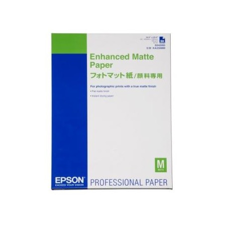 Epson Enhanced Matte Paper, biała, 50, szt. szt., C13S042095, do drukarek atramentowych, A2, A2, 192 g/m2