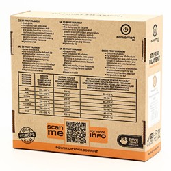 Powerton 3D ECONOMY LINE Filament PLA 1000g, sunlit yellow