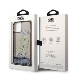 Karl Lagerfeld nakładka do iPhone 14 6,1&quot KLHCP14SLCRSGRK czarna hardcase Liquid Glitter RSG