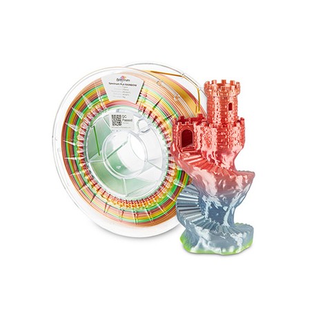 Spectrum Filament PLA Silk Rainbow 1000g, fusion
