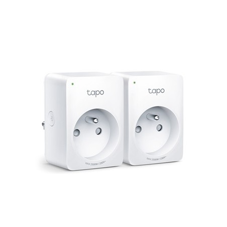 Gniazdko smart Tapo P100 220-240 V 50/60 Hz, konfiguracja z WiFi, MAX.2300W, biała, TP-LINK, pilot, timer, sterowanie głosowe