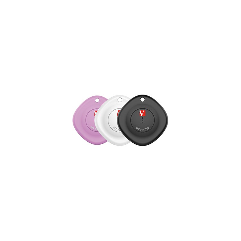 Lokalizator Bluetooth My Finder MYF-03 czarny, biały i różowy, 32132, Verbatim