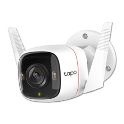 TP-link IP kamera Wi-Fi do monitoringu zewnętrznego Tapo C320WS, QHD 2560x1440, Wifi 2.4 GHz /ethernet, biała,  4MP, nagrywanie 