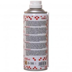 Środki czyszczące sprężone powietrze, gaz palny, na ciężko dostępnym miejscu, 400 ml, Logo