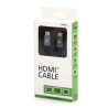 Video Kabel HDMI M - HDMI M, HDMI 2.1 - Ultra High Speed, 2m, pozłacane złącza, aluminiowa obudowa,, szary, Logo 8K@60Hz, 48Gb/s