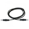 Audio Kabel Jack (3,5mm) M - Jack (3,5mm) M, 1.5m, czarny
