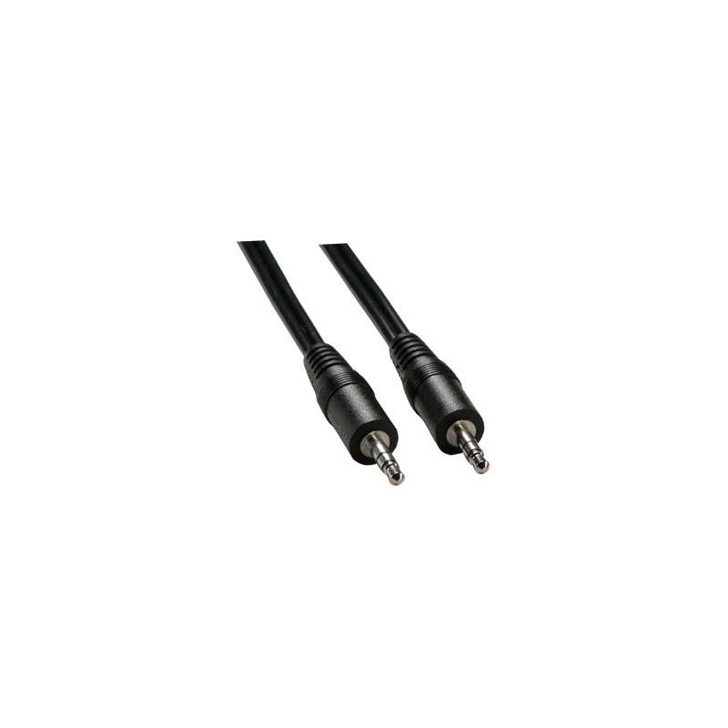 Audio Kabel Jack (3,5mm) M - Jack (3,5mm) M, 1.5m, czarny, Logo blister, EOL