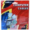 Przedłużacz do kabli audio Jack (3,5mm) M - Jack (3,5mm) F, 3m, czarna, Logo