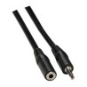 Przedłużacz do kabli audio Jack (3,5mm) M - Jack (3,5mm) F, 5m, czarna, EOL