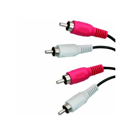 Audio Kabel 2x CINCH M - 2x CINCH M, 5m, czarna, EOL