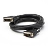 Video Kabel DVI (24+1) M - DVI (24+1) M, Dual link, 2m, chroniony, czarny, Logo blister, EOL