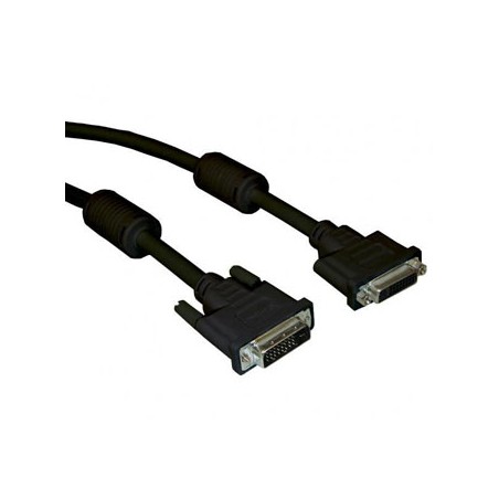 Kabel przedłużający wideo DVI (24+1) M - DVI (24+1) F, Dual link, 3m, czarny, Logo, EOL