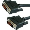 Video Kabel DVI (24+1) M - DVI (24+1) M, Dual link, 3m, chroniony, czarny, EOL