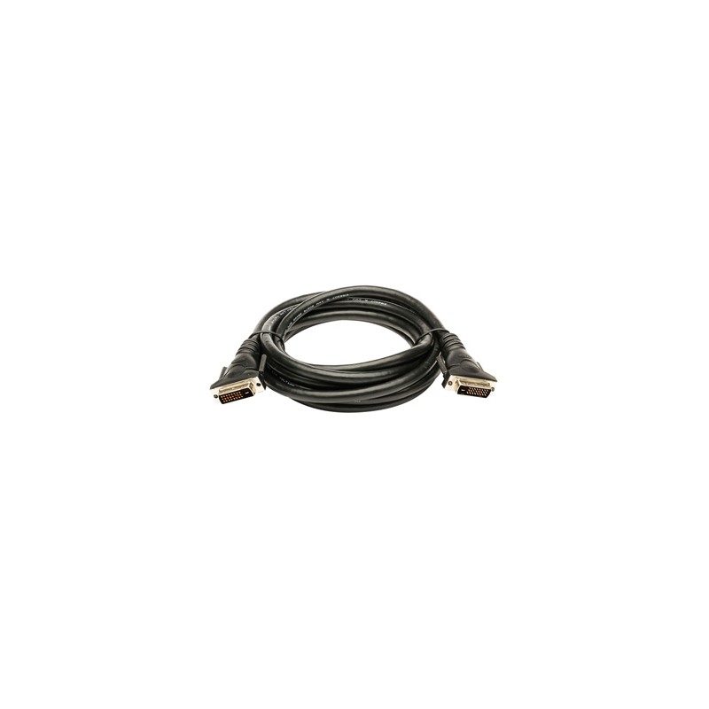 Video Kabel DVI (24+1) M - DVI (24+1) M, Dual link, 3m, chroniony, czarny, Logo blister, EOL
