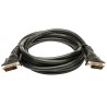 Video Kabel DVI (24+1) M - DVI (24+1) M, Dual link, 3m, chroniony, czarny, Logo blister, EOL