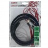 Video Kabel DVI (18+1) M - HDMI M, 3m, pozłacane złącza, czarny, Logo blister, EOL