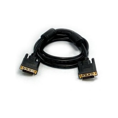 Video Kabel DVI (24+1) M - DVI (24+1) M, Dual link, 10m, pozłacane końcówki, ekranowany, czarna, EOL