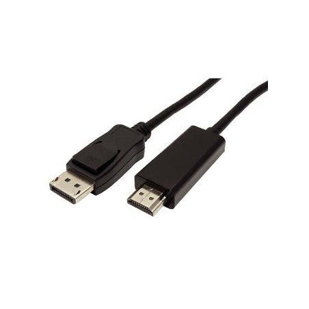 Video Kabel DisplayPort M - HDMI M, 1m, czarna, EOL