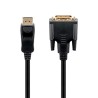 Video Kabel DisplayPort M - DVI (24+1) M, 2m, pozłacane złącza, czarny, EOL