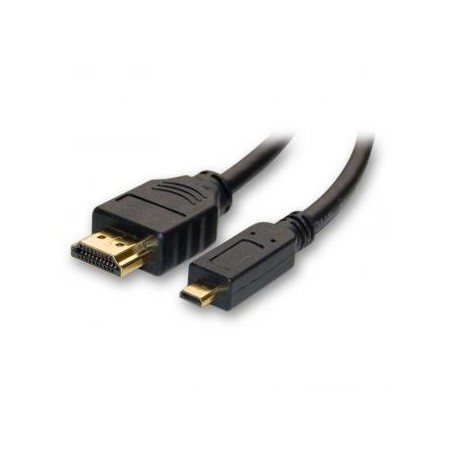 Video Kabel micro HDMI (M) - HDMI M, HDMI 1.4 - High Speed with Ethernet, 1m, czarna, EOL