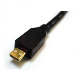 Video Kabel micro HDMI (M) - HDMI M, HDMI 1.4 - High Speed with Ethernet, 1m, czarna, EOL
