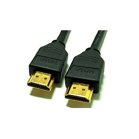 Video Kabel HDMI M - HDMI M, HDMI 1.4 - High Speed with Ethernet, 2m, pozłacane złącza, czarny, Logo blister, EOL