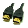 Video Kabel HDMI M - HDMI M, HDMI 1.4 - High Speed with Ethernet, 2m, pozłacane złącza, czarny, Logo blister, EOL