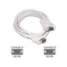 Video Kabel VGA (D-Sub) (M) - VGA (D-Sub) (M), 2m, szary
