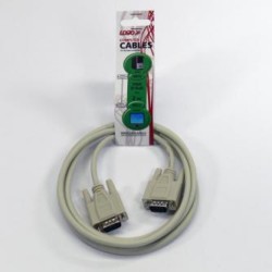Video Kabel VGA (D-Sub) (M) - VGA (D-Sub) (M), 2m, szary, Logo, EOL