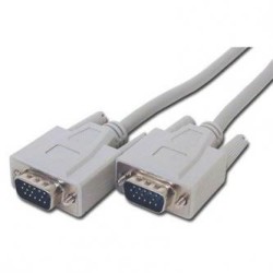 Video Kabel VGA (D-Sub) (M) - VGA (D-Sub) (M), 2m, szary, Logo blister, EOL
