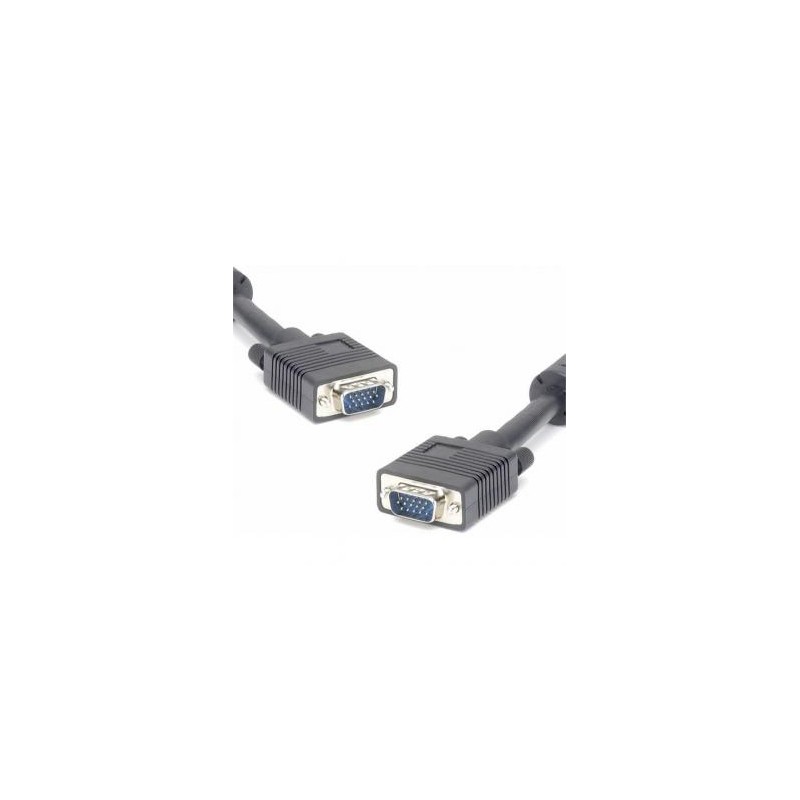 Video Kabel SVGA (D-sub) M - SVGA (D-sub) M, 3m, chroniony, czarny, Logo, EOL