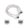 Video Kabel VGA (D-Sub) (M) - VGA (D-Sub) (M), 3m, szary, Logo blister, EOL