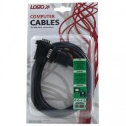 Video Kabel VGA (D-Sub) (M) - VGA (D-Sub) (M), 3m, szary, Logo blister, EOL