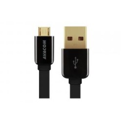 Avacom USB kabel (2.0), USB A M - microUSB (M), 1.2m, czarny