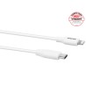 Avacom USB kabel USB C (M) - Apple Lightning M, DCUS-MFIC-120W, 1.2m, certyfikat MFi, biały, nie oryginalna